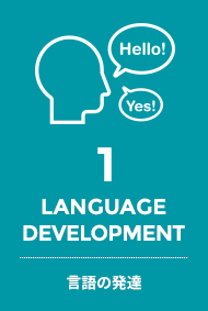1.LANGUAGE DEVELOPMENT - 言語の発達